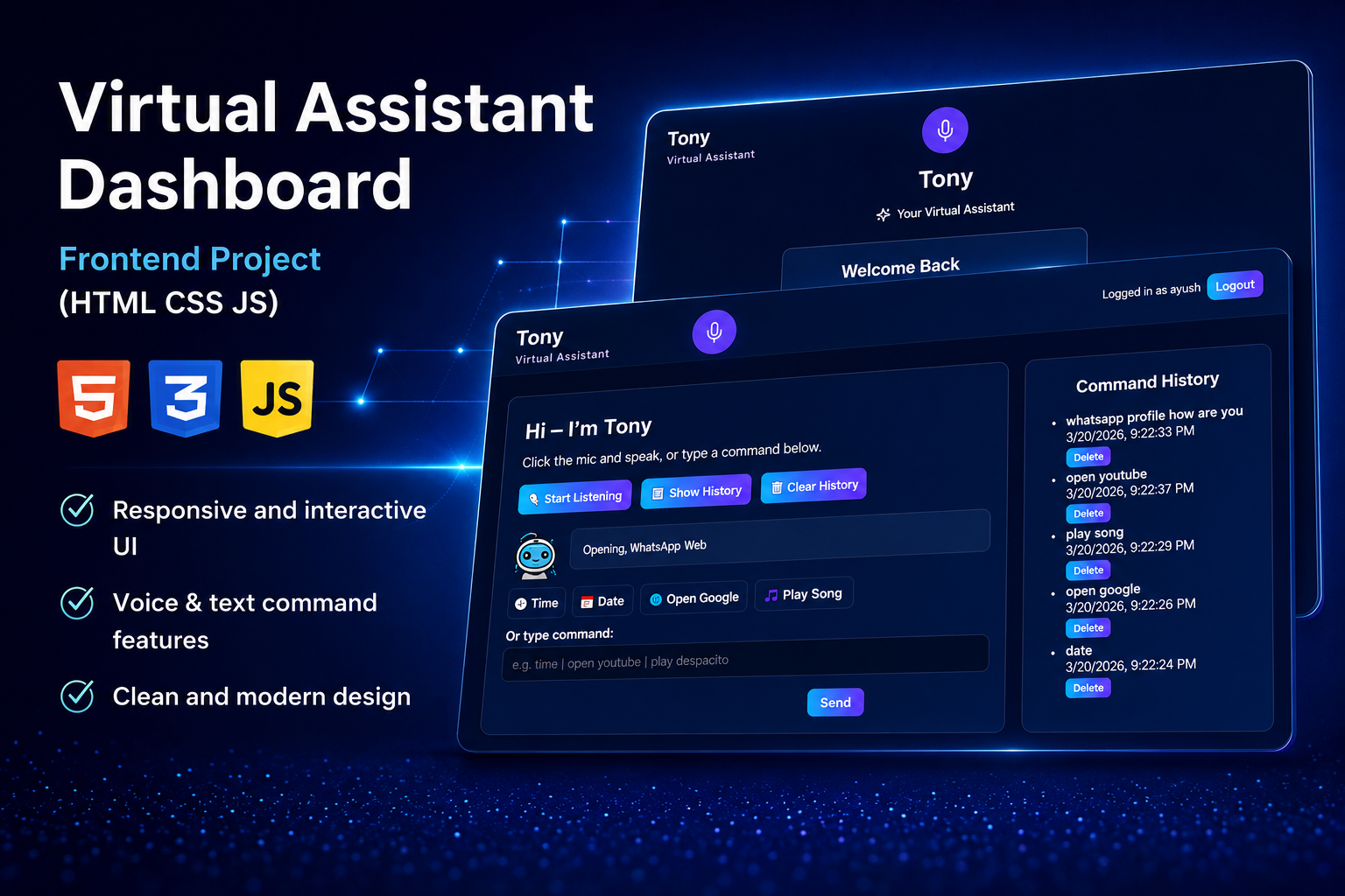 Tony Virtual Assistant